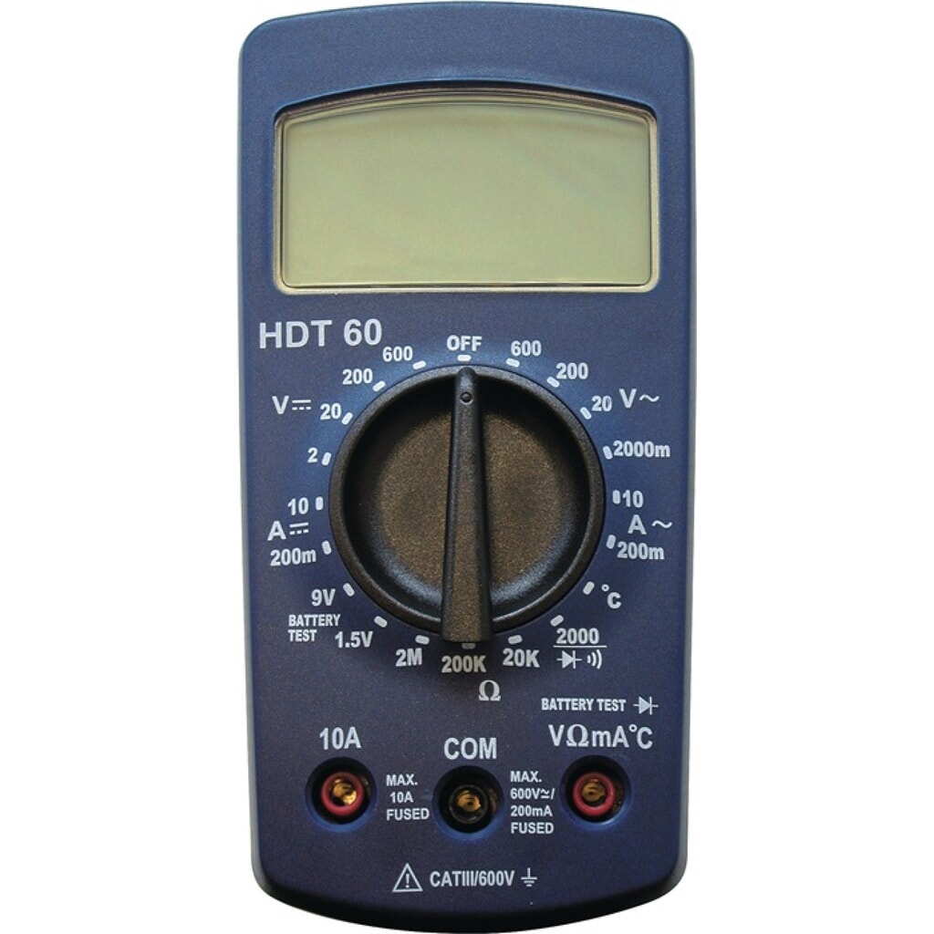 HDT Multimeter 60 2-600 V AC/DC HDT Produktabbildung: HDT Multimeter 60 2-600 V AC/DC HDT