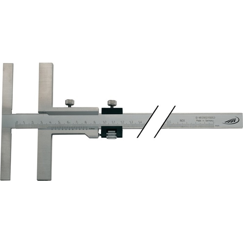 Produktabbildung: Anreissmessschieber 160mm m. FE Anschlag-L. 135mm H.PREISSER