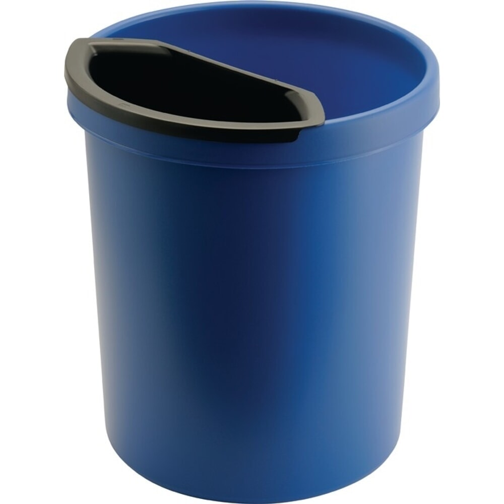 Produktabbildung: helit Abfalleinsatz, passend für Papierkorb 30 l, Kunststoff schwarz 6 l