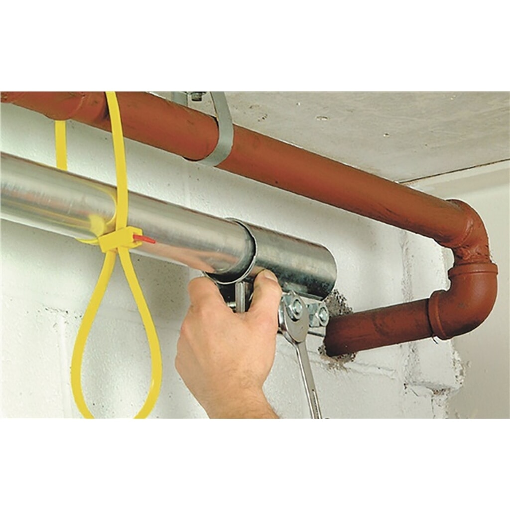 HELLERMANNTYTON Kabelbinder SpeedyTie L.750mm B.12mm PA gelb 5St./Btl Produktabbildung Nr. 4: HELLERMANNTYTON Kabelbinder SpeedyTie L.750mm B.12mm PA gelb 5St./Btl