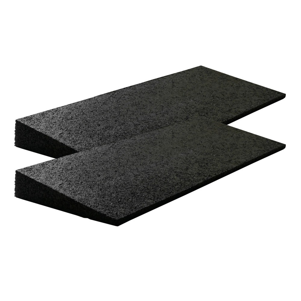 Produktabbildung: HEMMDAL Bordsteinrampe, HxBxT 8-43 x 500 x 200 mm, Set à 2 Stk