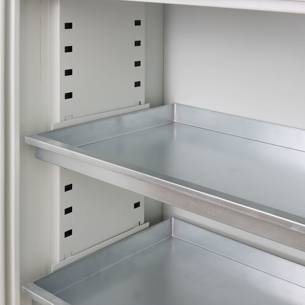 Produktabbildung Nr. 6: HEMMDAL Pflanzenschutzmittel- und Chemikalienschrank mit 2 Auffangwannen, HxBxT 1.000 x 1.000 x 500 mm