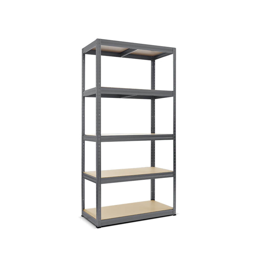 Produktabbildung Nr. 1: HEMMDAL Fachbodenregal Typ M graphitgrau, Fachlast 200 kg, HxBxT 1.800 x 1.200 x 450 mm