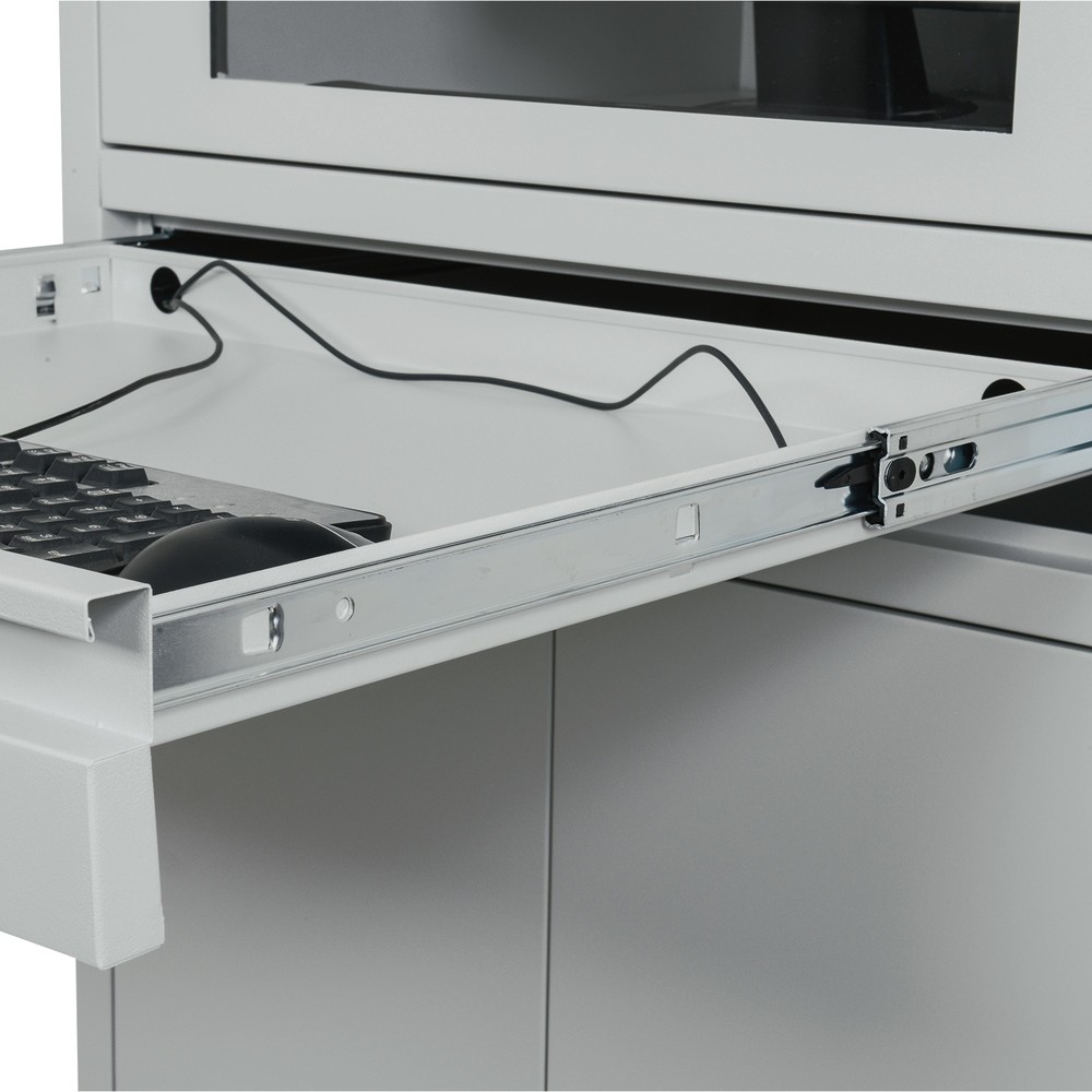 Produktabbildung Nr. 4: HEMMDAL Mobiler Computerschrank, HxBxT 1.700 x 680 x 600 mm