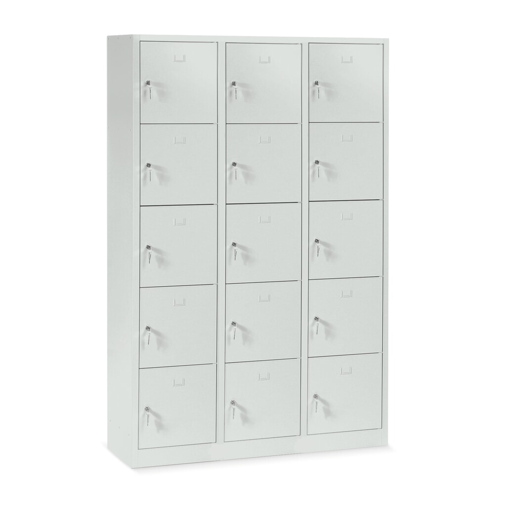 HEMMDAL Schliessfachschrank, 1 x 5 Fächer, HxBxT 1.900 x 410 x 450 mm Produktabbildung Nr. 3: HEMMDAL Schliessfachschrank, 1 x 5 Fächer, HxBxT 1.900 x 410 x 450 mm