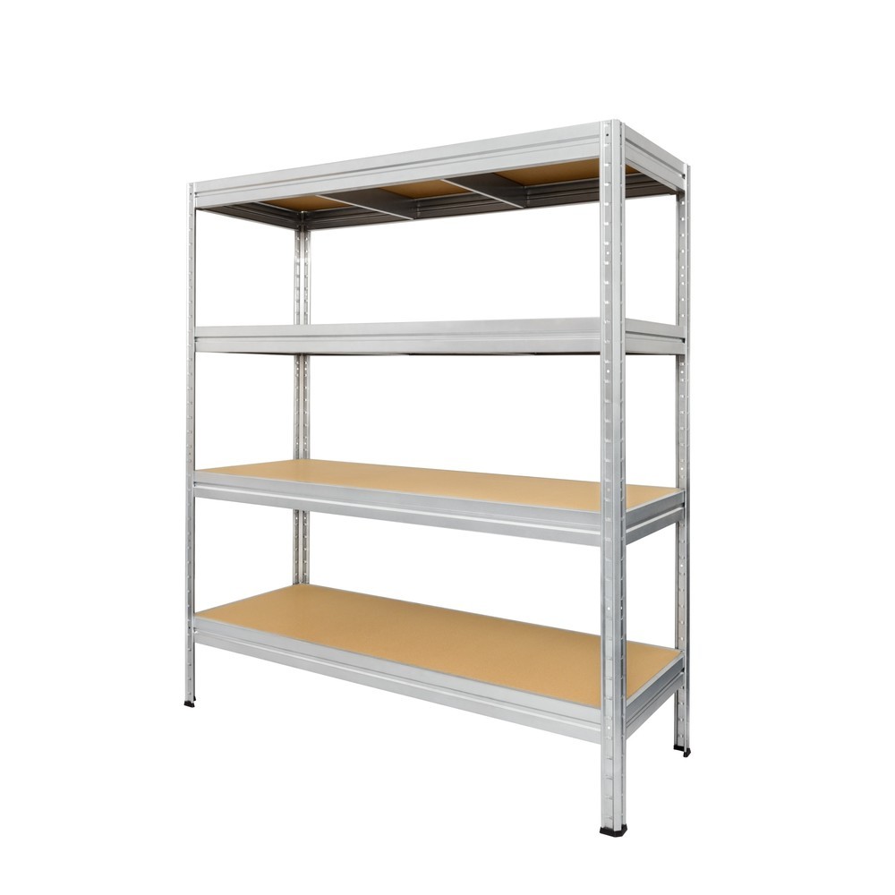 Produktabbildung: HEMMDAL Fachbodenregal galvanisiert, Fachlast 600 kg, HxBxT 1.770 x 1.200 x 450 mm