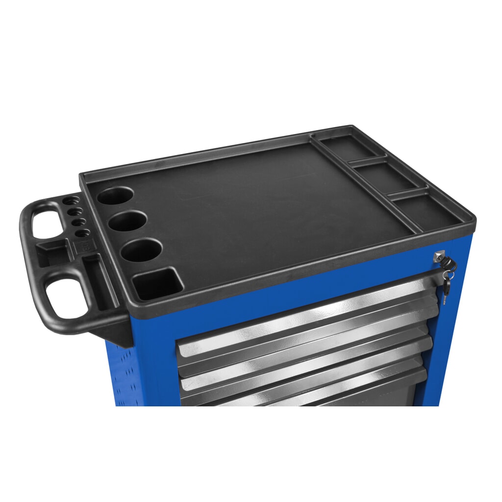Produktabbildung Nr. 2: HEMMDAL Werkstattwagen, inkl. 115-teiligem Werkzeugsortiment, blau