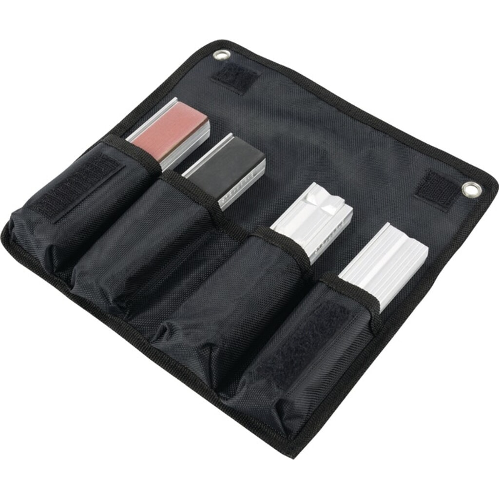 Produktabbildung: HEUER Rohr-/Schutzbackenset f.Backen-B.100mm 8tlg.in Tasche Alu