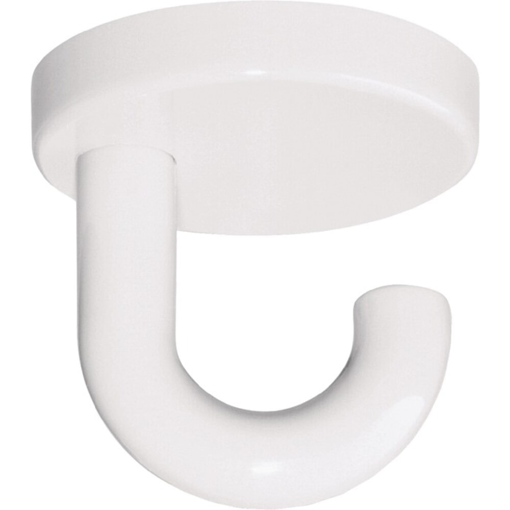 Produktabbildung: HEWI Einzelhaken 477.90.015, Polyamid 99 reinweiss, Unterkopfhaken Ausladung 50 mm, Höhe 50 mm Ø 50 mm