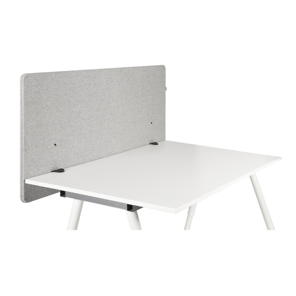 Produktabbildung Nr. 1: hjh OFFICE Akustik Tischtrennwand FLEXMIUT D 120 cm, hellgrau