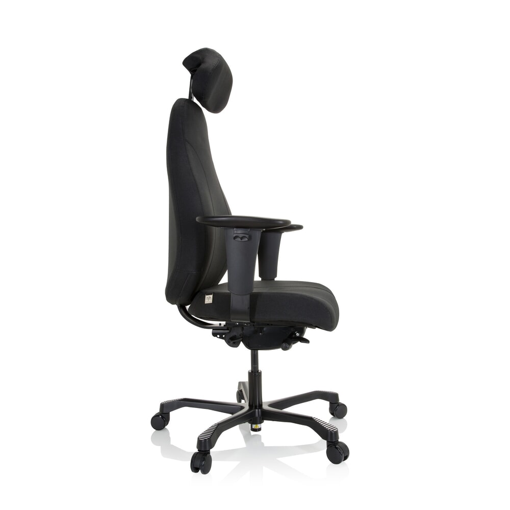 Produktabbildung Nr. 4: hjh OFFICE Arbeitsstuhl / Chefsessel RESISTIO XXL Stoff, schwarz