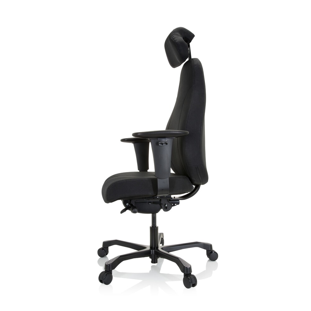Produktabbildung Nr. 9: hjh OFFICE Arbeitsstuhl / Chefsessel RESISTIO XXL Stoff, schwarz