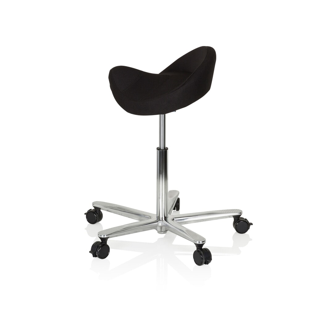 hjh OFFICE Arbeitstuhl / Arbeitshocker MOVE-TEC 3D PRO I Stoff, schwarz Produktabbildung Nr. 9: hjh OFFICE Arbeitstuhl / Arbeitshocker MOVE-TEC 3D PRO I Stoff, schwarz