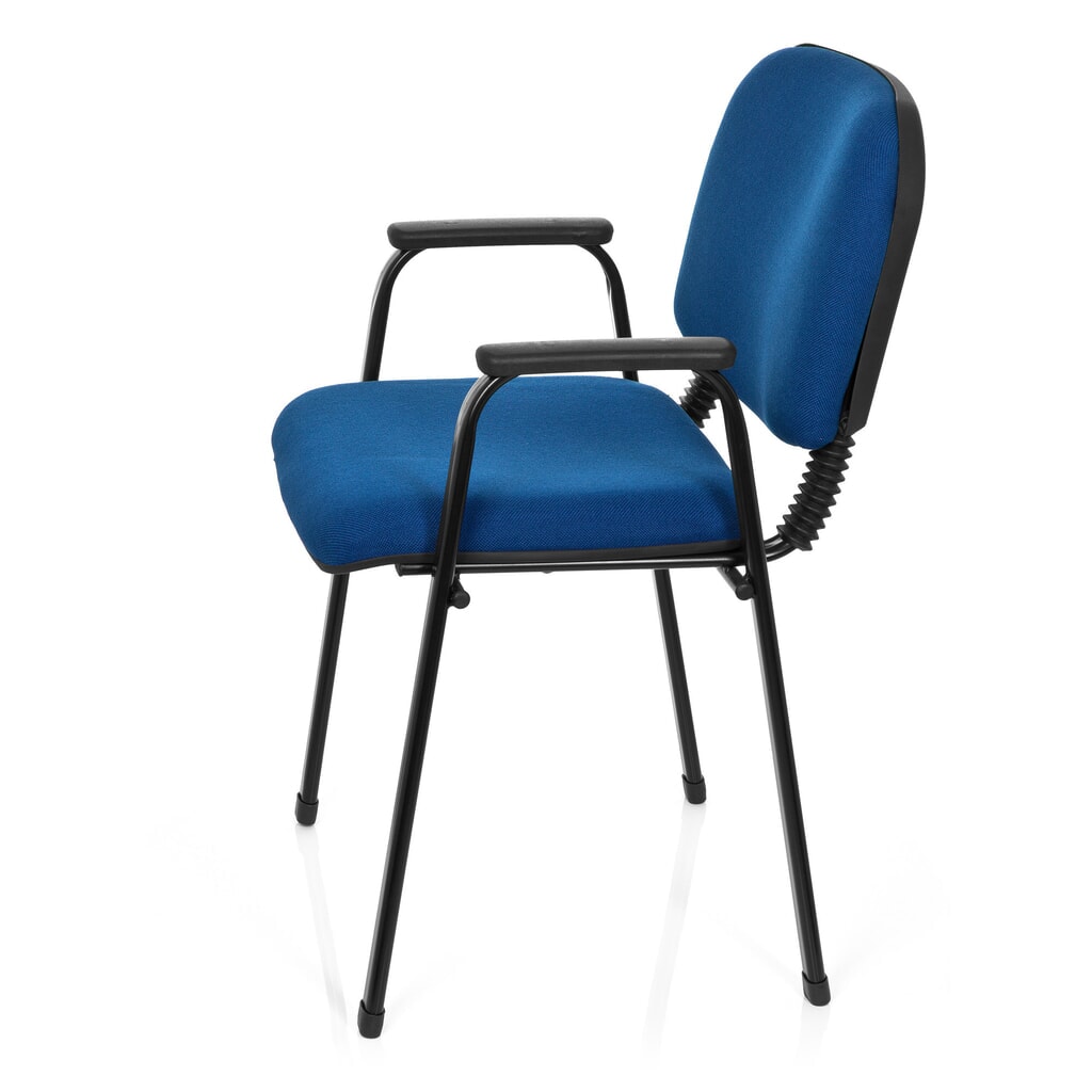 Produktabbildung Nr. 9: hjh OFFICE Besucherstuhl  XT 650, schwarz/blau