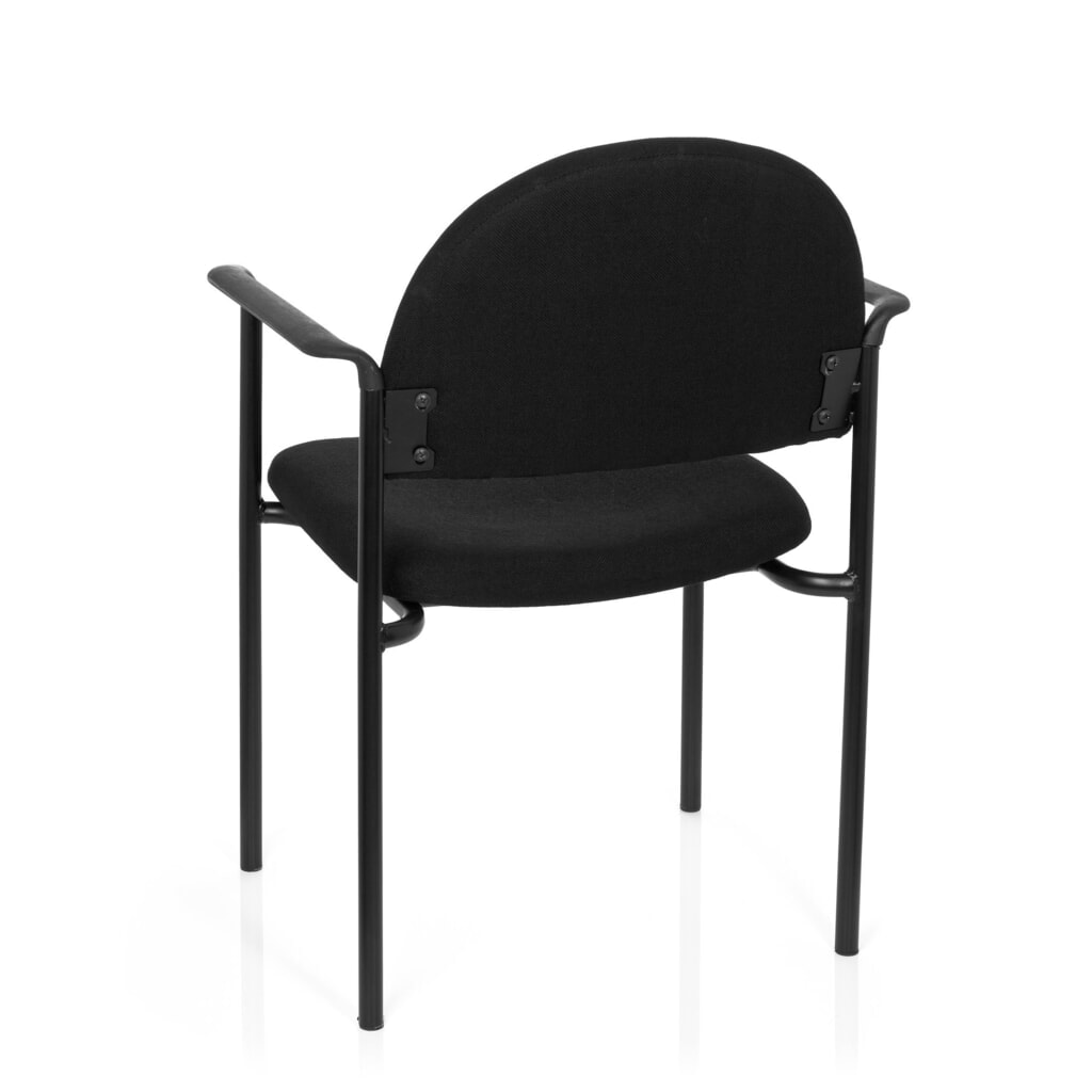 hjh OFFICE Besucherstuhl XT 700, schwarz/schwarz Produktabbildung Nr. 7: hjh OFFICE Besucherstuhl XT 700, schwarz/schwarz