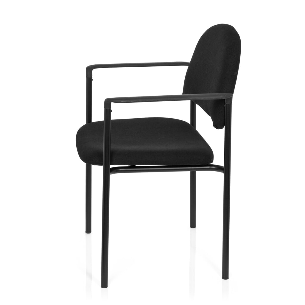 hjh OFFICE Besucherstuhl XT 700, schwarz/schwarz Produktabbildung Nr. 9: hjh OFFICE Besucherstuhl XT 700, schwarz/schwarz