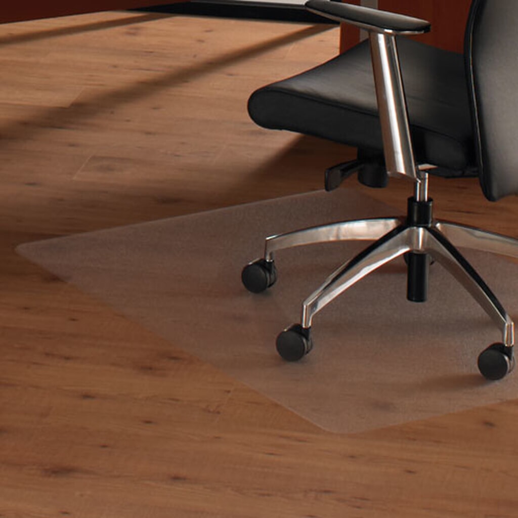 hjh OFFICE Bodenschutzmatte ULTIMAT II 120 x 90 cm für Hartböden Produktabbildung: hjh OFFICE Bodenschutzmatte ULTIMAT II 120 x 90 cm für Hartböden