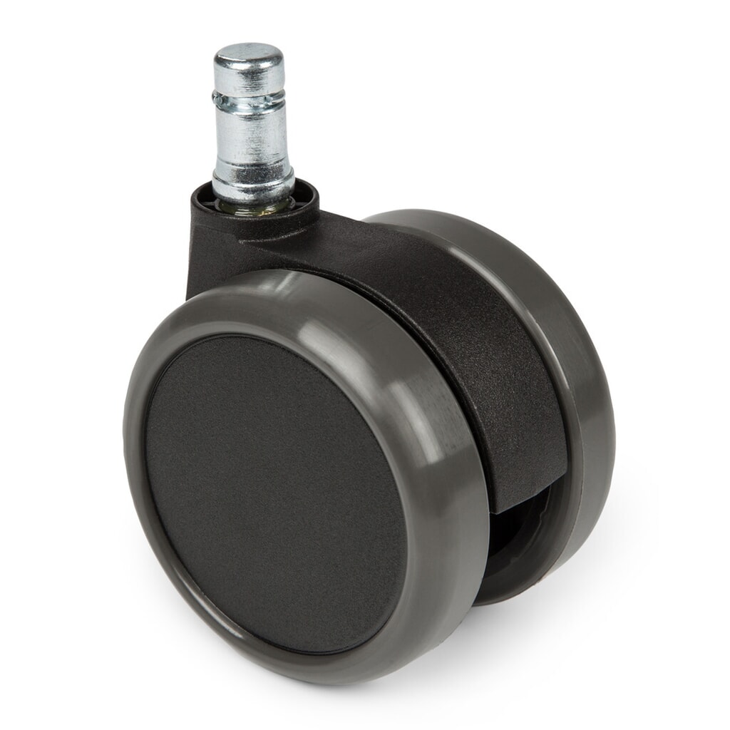 hjh OFFICE 5x Hartbodenrollen ROLO 11 mm / 65 mm Büro-Stuhl-Rollen für Hartböden, (5er Pack) Produktabbildung: hjh OFFICE 5x Hartbodenrollen ROLO 11 mm / 65 mm Büro-Stuhl-Rollen für Hartböden, (5er Pack)