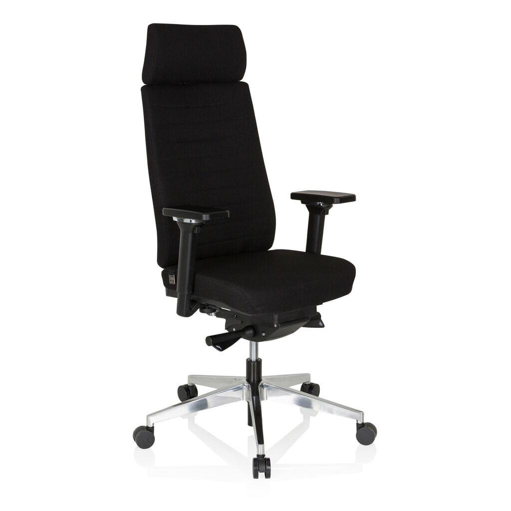 hjh OFFICE Bürostuhl / Arbeitsstuhl MOVE-TEC PRO Stoff, schwarz Produktabbildung Nr. 3: hjh OFFICE Bürostuhl / Arbeitsstuhl MOVE-TEC PRO Stoff, schwarz
