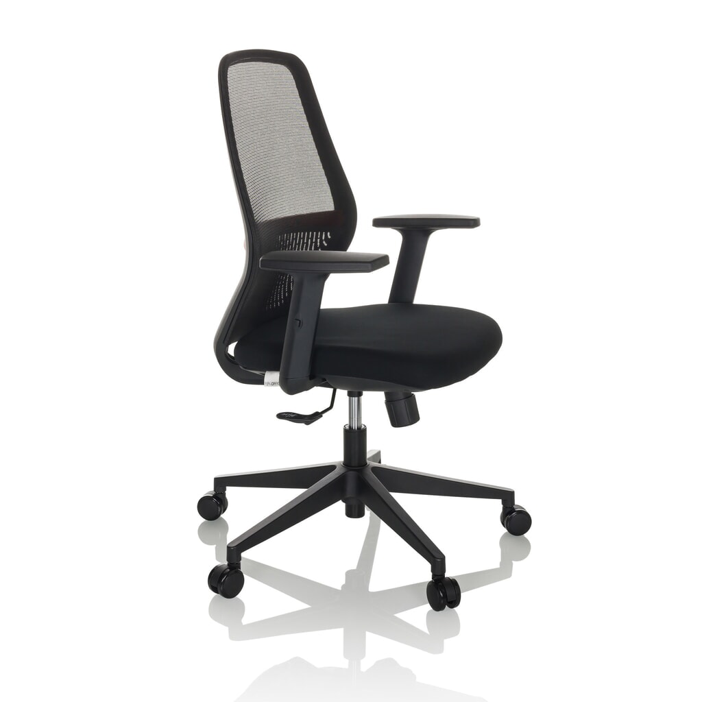 Produktabbildung Nr. 8: hjh OFFICE Bürostuhl / Drehstuhl CARLOW I Netzstoff / Stoff, schwarz