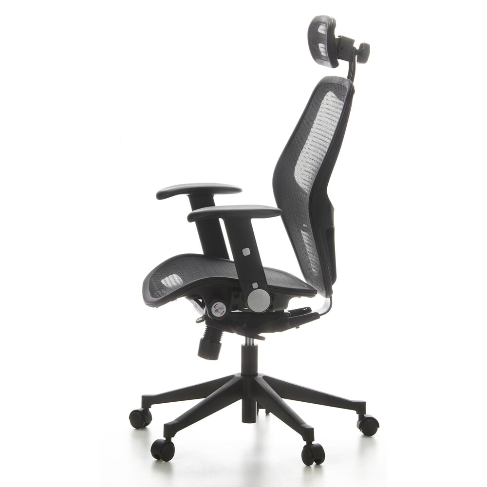 Produktabbildung Nr. 10: hjh OFFICE Bürostuhl / Chefsessel AIR PORT Netzstoff, schwarz