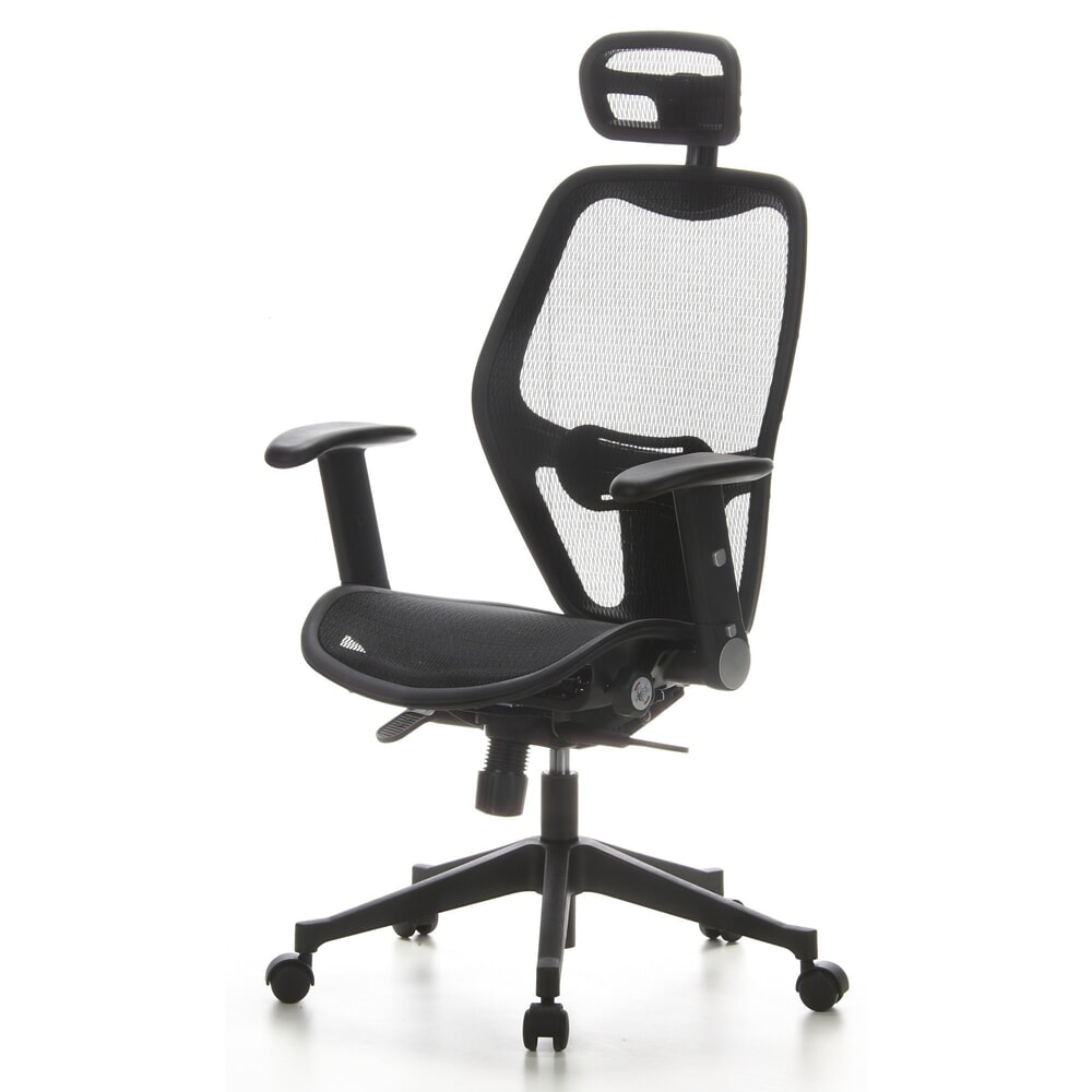 Produktabbildung Nr. 11: hjh OFFICE Bürostuhl / Chefsessel AIR PORT Netzstoff, schwarz