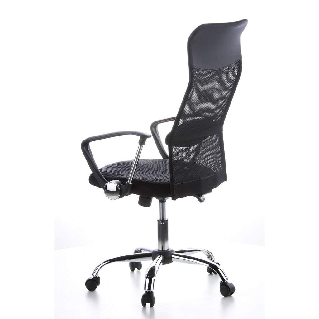 Produktabbildung Nr. 9: hjh OFFICE Bürostuhl / Chefsessel ARIA HIGH Stoff, schwarz