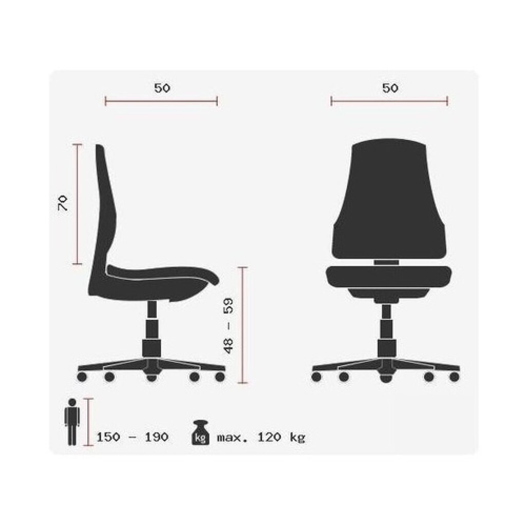 hjh OFFICE Bürostuhl / Chefsessel ARIA HIGH Stoff, schwarz Produktabbildung Nr. 13: hjh OFFICE Bürostuhl / Chefsessel ARIA HIGH Stoff, schwarz