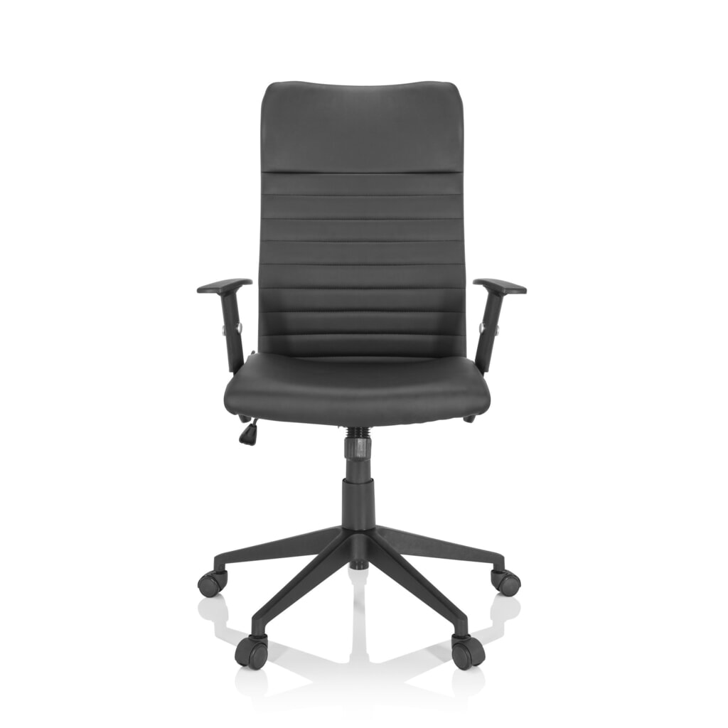 hjh OFFICE Bürostuhl / Chefsessel ARTON 30 Kunstleder, schwarz Produktabbildung: hjh OFFICE Bürostuhl / Chefsessel ARTON 30 Kunstleder, schwarz