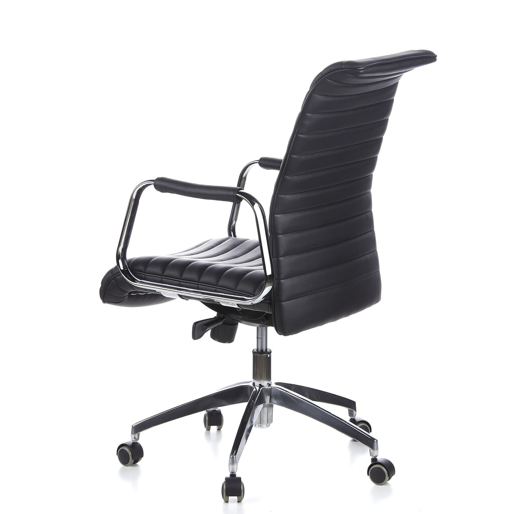 Produktabbildung Nr. 9: hjh OFFICE Bürostuhl / Chefsessel ASPERA 10 Leder, schwarz