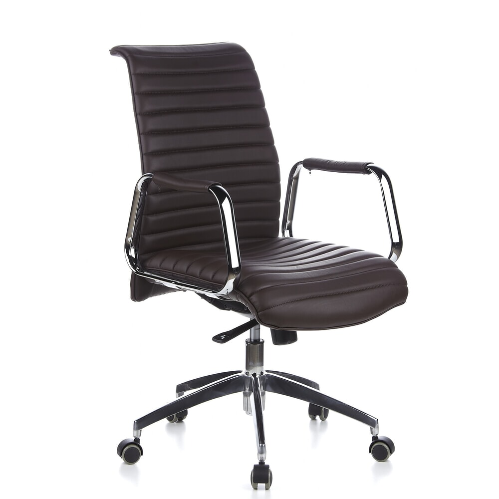 Produktabbildung Nr. 4: hjh OFFICE Bürostuhl / Chefsessel ASPERA 10 Leder, braun