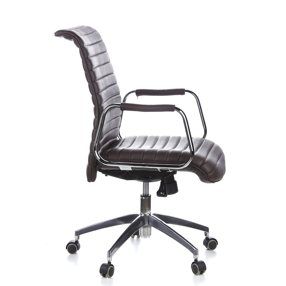 Produktabbildung Nr. 5: hjh OFFICE Bürostuhl / Chefsessel ASPERA 10 Leder, braun