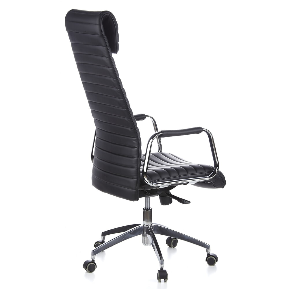 Produktabbildung Nr. 6: hjh OFFICE Bürostuhl / Chefsessel ASPERA 20 Leder, schwarz