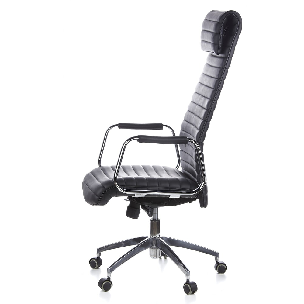 Produktabbildung Nr. 10: hjh OFFICE Bürostuhl / Chefsessel ASPERA 20 Leder, schwarz
