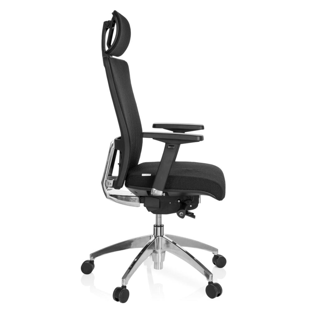 Produktabbildung Nr. 5: hjh OFFICE Bürostuhl / Chefsessel ASTRA LUX Stoff, schwarz