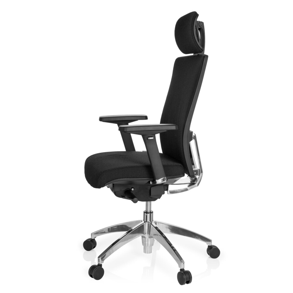 Produktabbildung Nr. 10: hjh OFFICE Bürostuhl / Chefsessel ASTRA LUX Stoff, schwarz