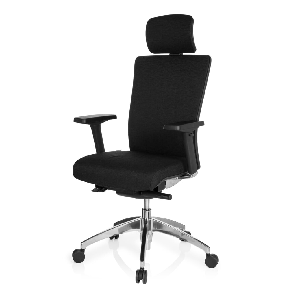 Produktabbildung Nr. 11: hjh OFFICE Bürostuhl / Chefsessel ASTRA LUX Stoff, schwarz