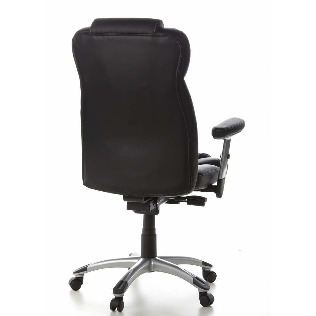 hjh OFFICE Bürostuhl / Chefsessel EMBASSY 200 Leder, schwarz Produktabbildung Nr. 7: hjh OFFICE Bürostuhl / Chefsessel EMBASSY 200 Leder, schwarz