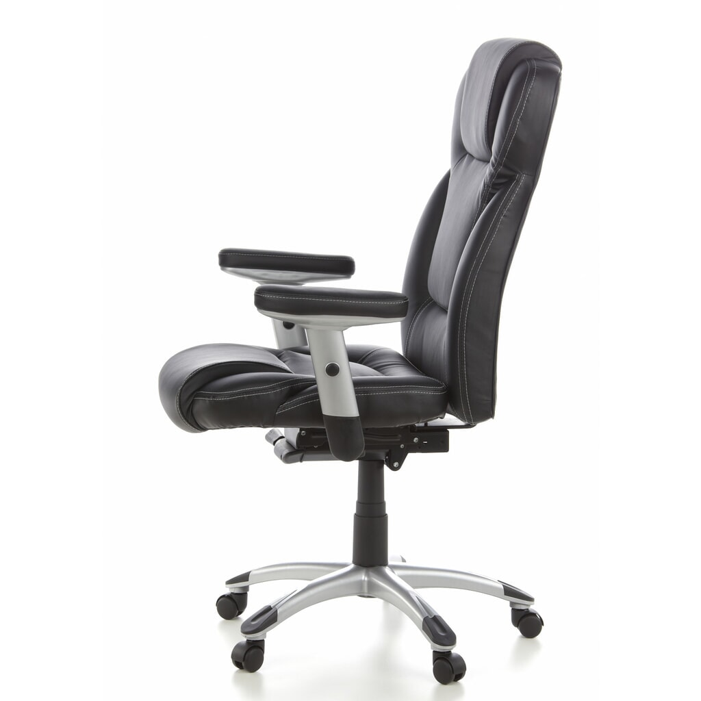 hjh OFFICE Bürostuhl / Chefsessel EMBASSY 200 Leder, schwarz Produktabbildung Nr. 10: hjh OFFICE Bürostuhl / Chefsessel EMBASSY 200 Leder, schwarz