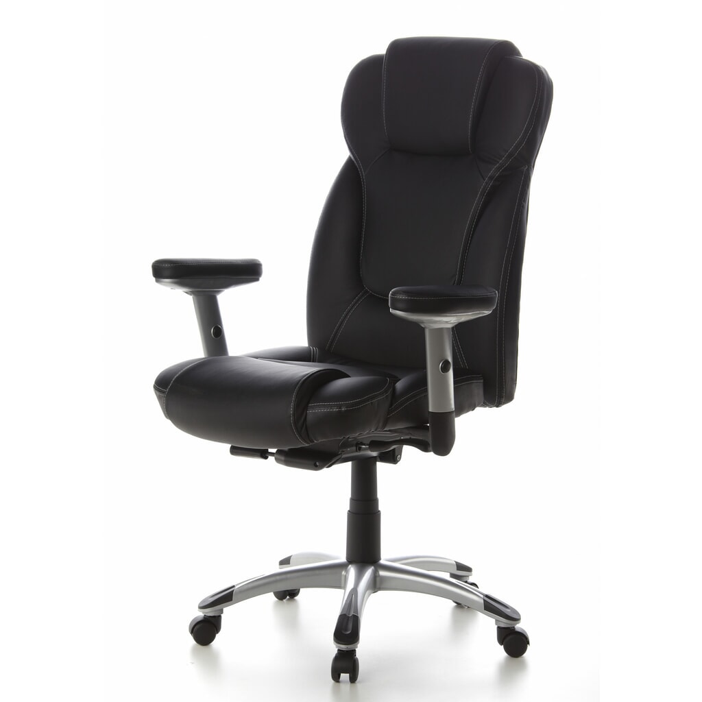hjh OFFICE Bürostuhl / Chefsessel EMBASSY 200 Leder, schwarz Produktabbildung Nr. 11: hjh OFFICE Bürostuhl / Chefsessel EMBASSY 200 Leder, schwarz