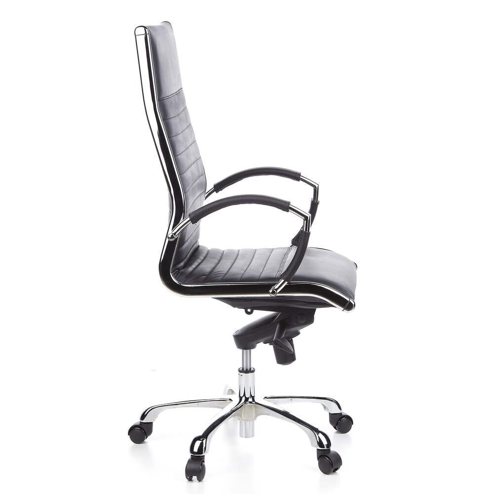 Produktabbildung Nr. 4: hjh OFFICE Bürostuhl / Chefsessel PARMA 20 Leder, schwarz