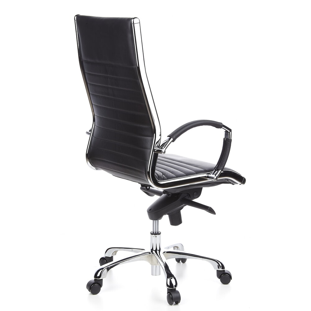 Produktabbildung Nr. 5: hjh OFFICE Bürostuhl / Chefsessel PARMA 20 Leder, schwarz