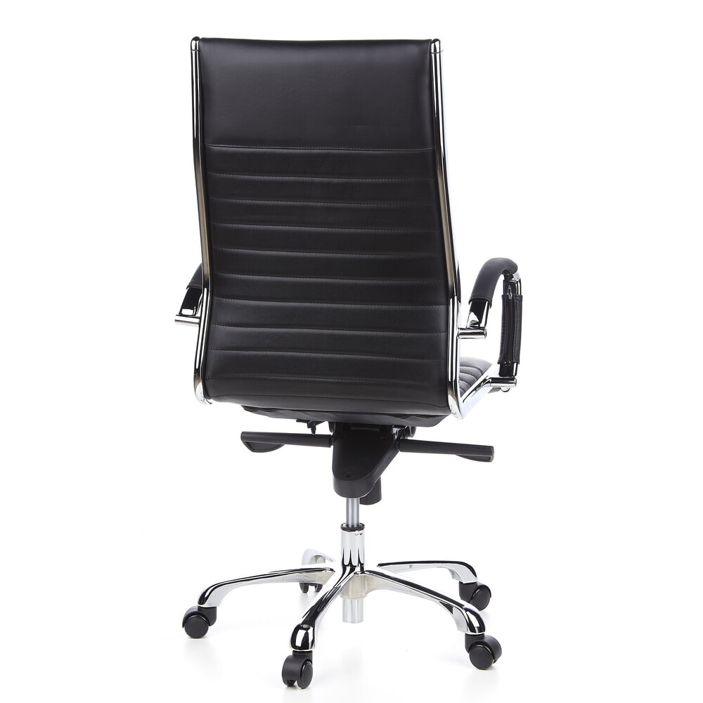 Produktabbildung Nr. 6: hjh OFFICE Bürostuhl / Chefsessel PARMA 20 Leder, schwarz