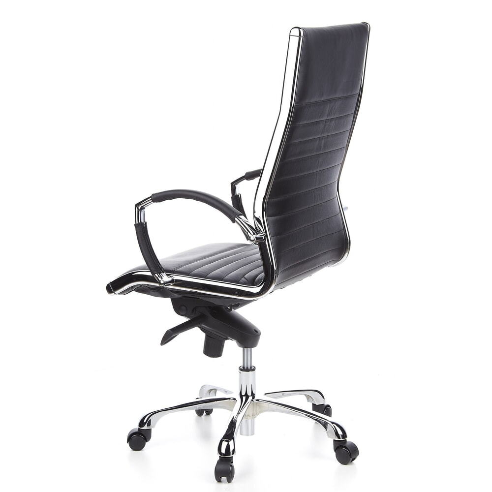 Produktabbildung Nr. 8: hjh OFFICE Bürostuhl / Chefsessel PARMA 20 Leder, schwarz