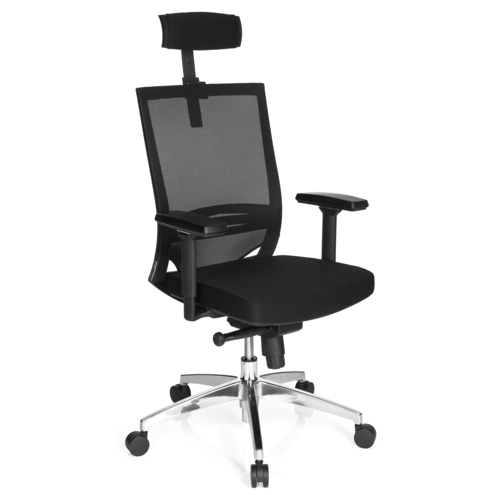 Produktabbildung Nr. 4: hjh OFFICE Bürostuhl / Chefsessel PORTO MAX HIGH Stoff, schwarz