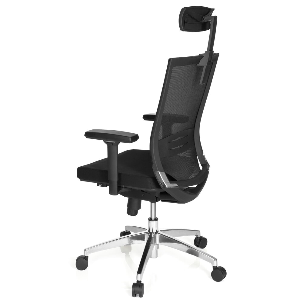 Produktabbildung Nr. 9: hjh OFFICE Bürostuhl / Chefsessel PORTO MAX HIGH Stoff, schwarz