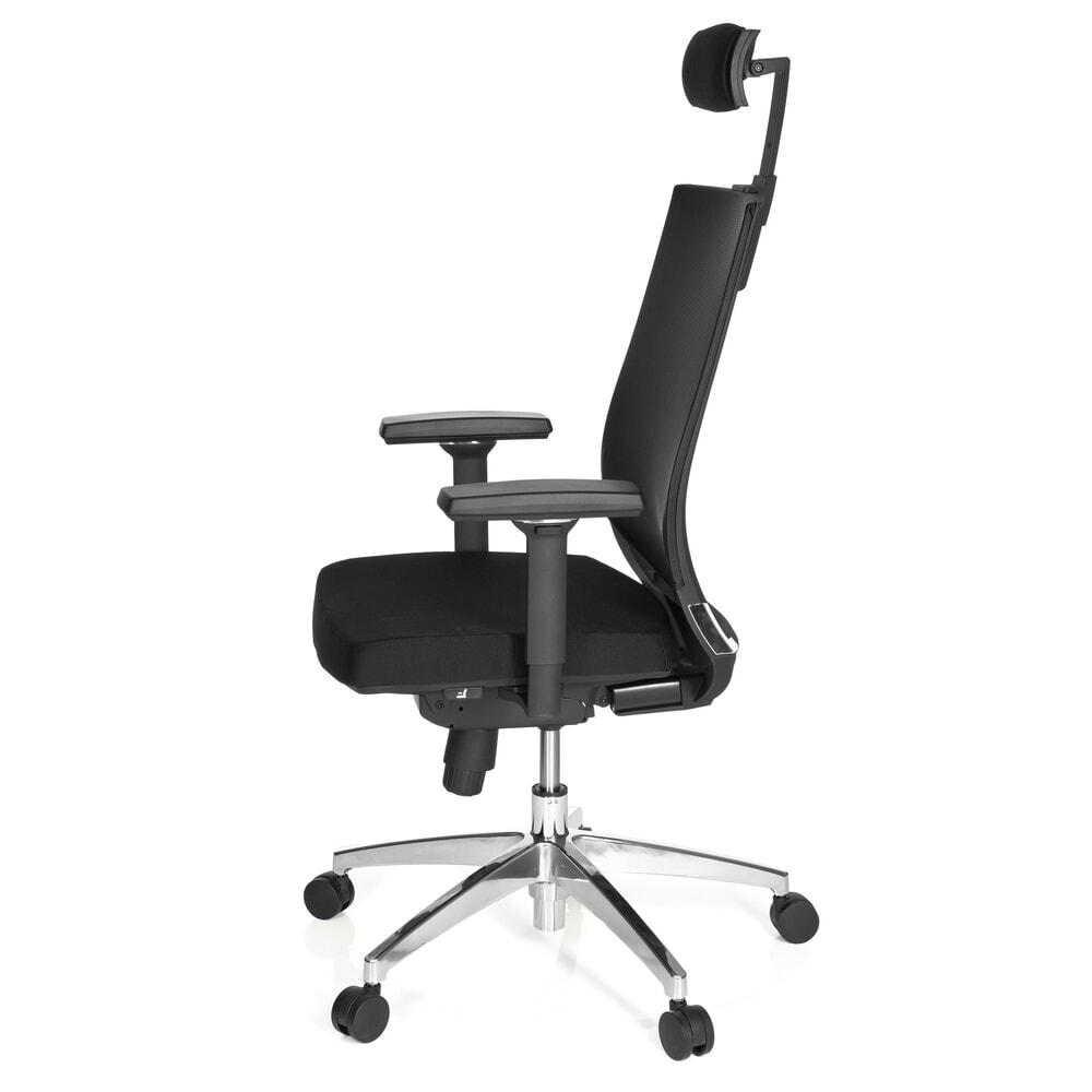 Produktabbildung Nr. 10: hjh OFFICE Bürostuhl / Chefsessel PORTO MAX HIGH Stoff, schwarz