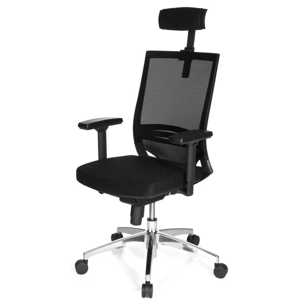 Produktabbildung Nr. 11: hjh OFFICE Bürostuhl / Chefsessel PORTO MAX HIGH Stoff, schwarz