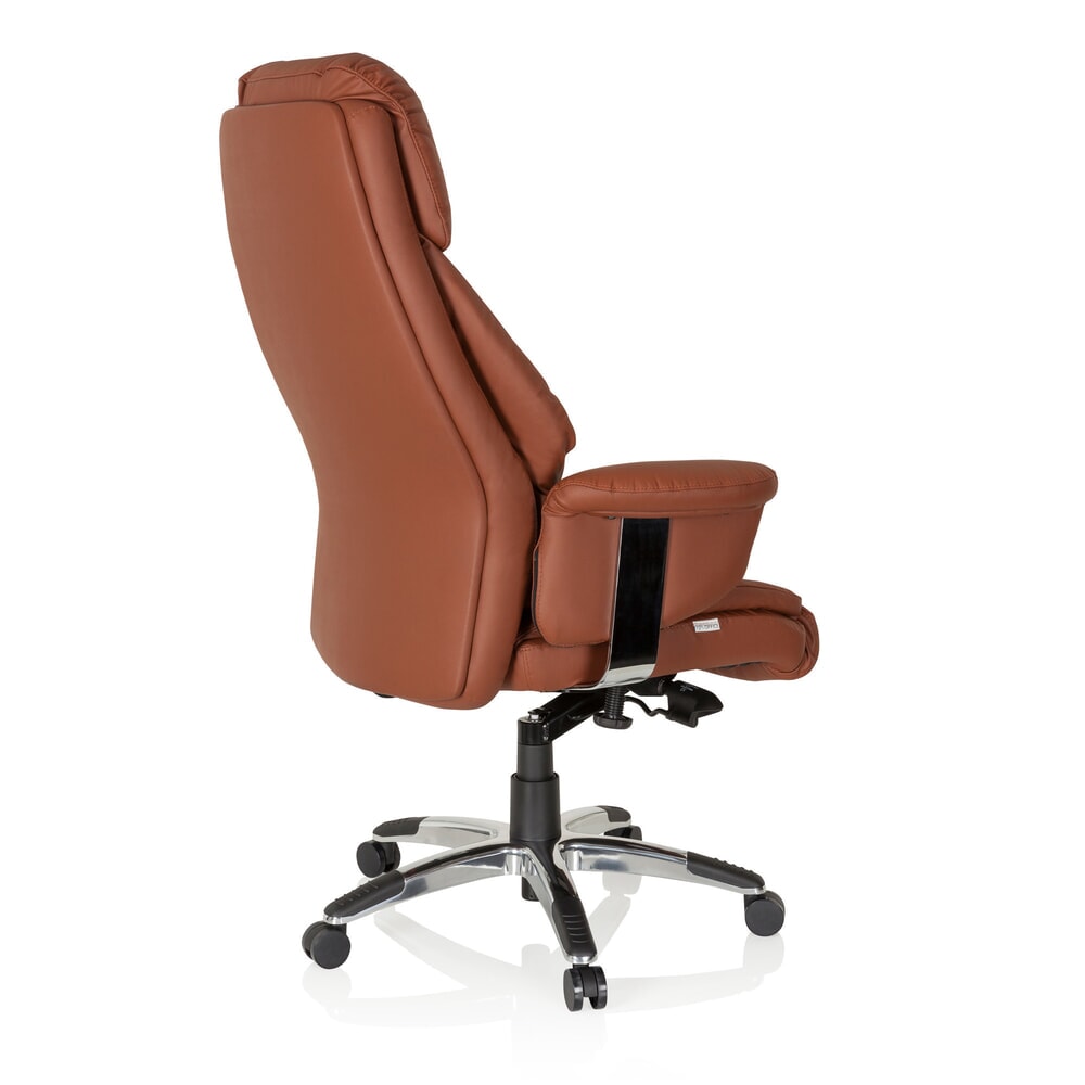 Produktabbildung Nr. 6: hjh OFFICE Bürostuhl / Chefsessel PRADO Leder, braun