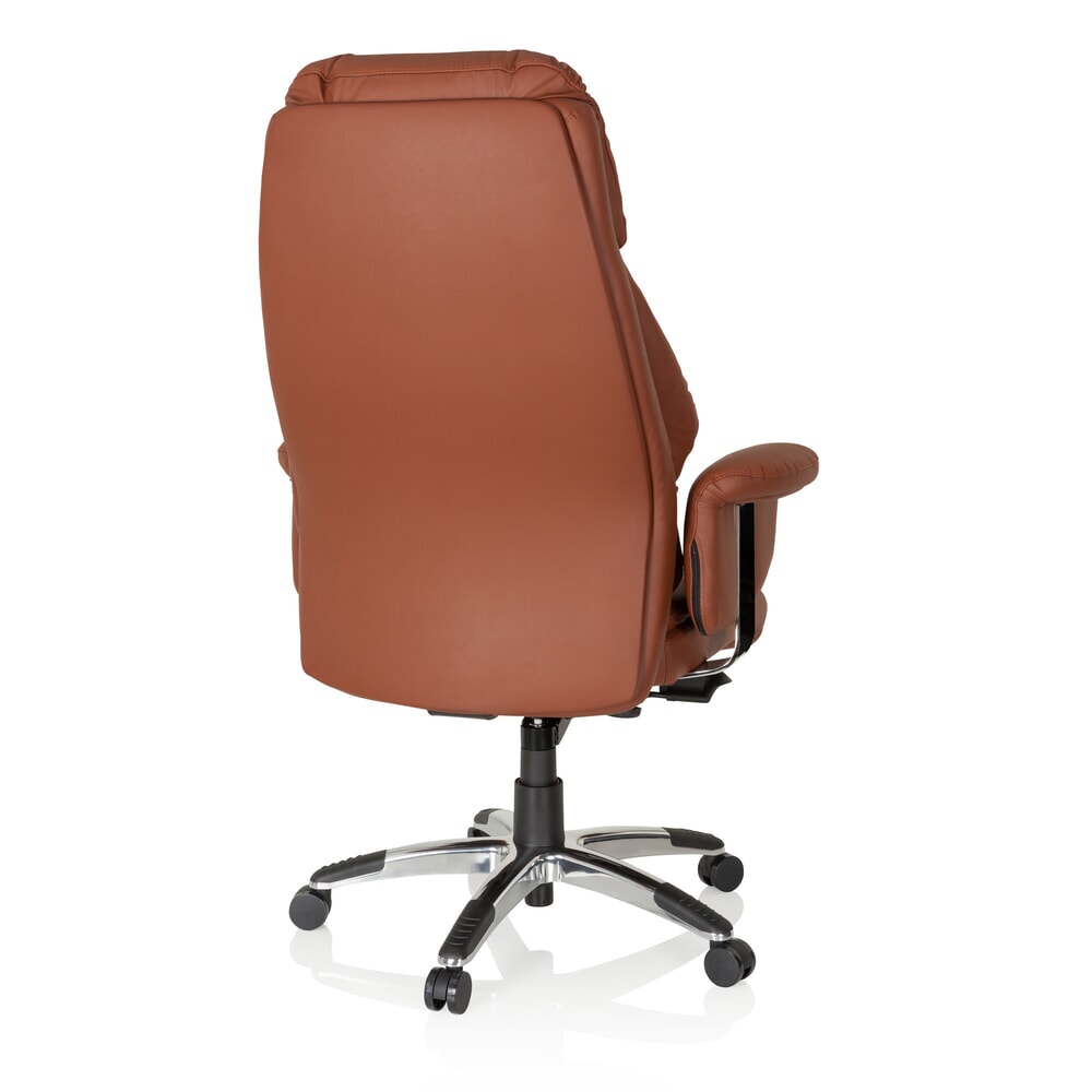 Produktabbildung Nr. 7: hjh OFFICE Bürostuhl / Chefsessel PRADO Leder, braun